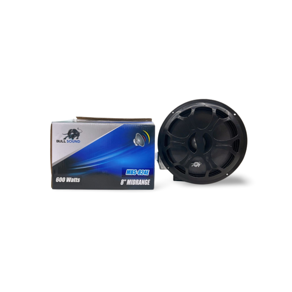 Par de Medios Bullsound MBS-824E de 8 Pulgadas – 600 Watts